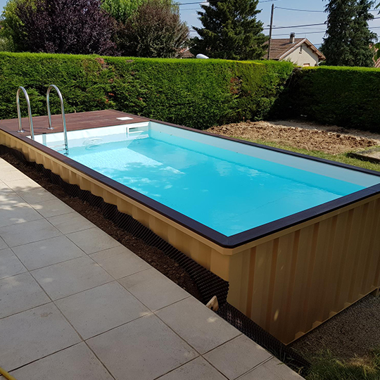 piscines à conteneurs de 6 mètres